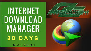 It efficiently collaborates with opera, avant browser, aol, msn explorer, netscape, myie2, and other popular browsers to manage the download. Internet Download Manager 30 Days Trial Reset Tutorial 2018 Youtube