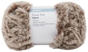 Faux Fur Yarn Tan Offer At Kmart