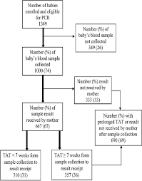 Flow Chart For Early Infant Diagnosis Cascade Among Hiv