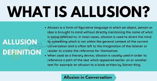 allusion definition and exles of