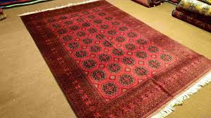 red color afghan rug belgian soft wool