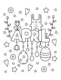 Choose an april coloring page. 65 Spring Coloring Pages Free Printable Pdfs