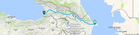 Reisen in georgien, kaukasus, tbilissi. Georgien Azerbaijan Bikemap Your Bike Routes