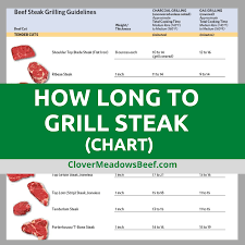 how long to grill steak chart video