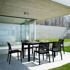 Ares Resin Rectangle Outdoor Dining Set