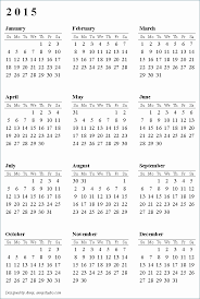 Full Year Calendar Template 2015 Inspirational Unique Yearly