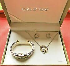 lovely cote d azur watch necklace and