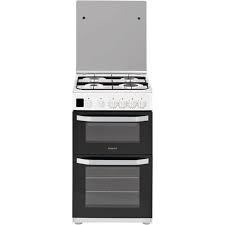 Hotpoint Hd5g00ccw 50cm Twin Cavity Gas