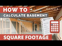 Calculate Basement Square Footage