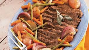 beef pot roast with vegetables and