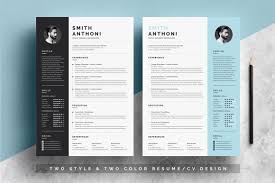 This free resume is black and white and offers a very elite the attractive resume template offers up to four different pages including cover letter, project page, and. 2 Pages Resume Template Free Resumes Templates Pixelify Net