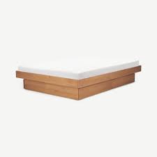 designer wooden bed frames made com