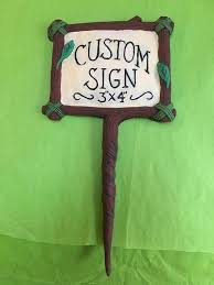 Larger Custom Fairy Garden Sign