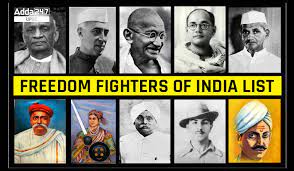 freedom fighters of india list 1857