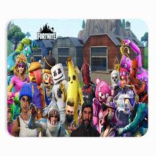 Almost all of the skins available in fortnite battle royale as transparent png files for you to use. Fortnite Famous Skins Or Characters At Dusty Divot Montage Mouse Pad Gamer Gifts Australia