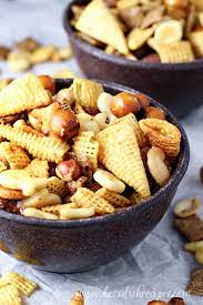 sweet salty snack mix let s dish