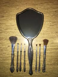 vine silver 7 pcs makeup brush set