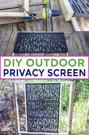 Diy Outdoor Privacy Screen How To