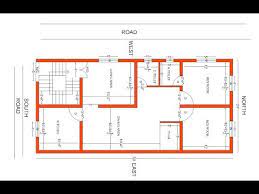 24x50 South Facing House Plan 2bhk
