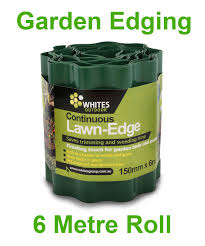 6 Metres X 150mm Green Garden Edging