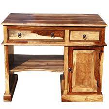 Rectangular walnut writing desk with solid wood material with 335 reviews and the international concepts 48 in. Solid Wood Computer Desk For Small Space