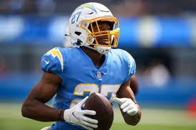 Buy los angeles chargers vs. Chargers News Rb Joshua Kelley 90 In 90 Profile Bolts From The Blue