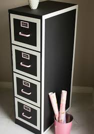 Keep your important documents protected and well organized with these filing cabinets. File Cabinet Makeover With Chalkboard Paint Design Improvised