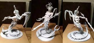 Boobs, Daemon Prince, Exalted Kerrigan, Greater Daemon, Slaanesh - Daemon  Princess of Slaanesh - Gallery | Warhammer, Warhammer models, Dark elf