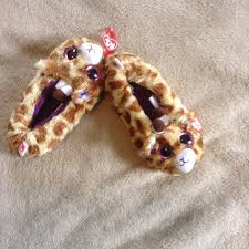 Ty Beanie Boo Giraffe Slippers