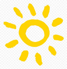 Hd Yellow Paint Brush Stroke Sun Icon