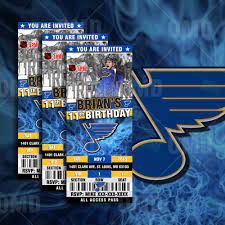 St Louis Blues Ticket Style Sports ...