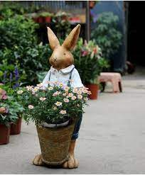 Large Rabbit Statue For Garden Bunny