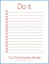 Free Printable Things To Do List Template Templateral
