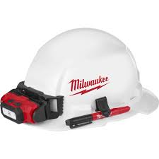 Milwaukee 48 73 1030 Full Brim Hard Hat With Bolt Accessories Type 1 Class E