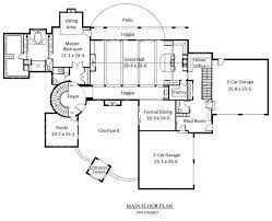 Mediterranean Home Plan 6 Bedrms 5 5