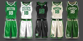 2020 men's boston celtics #8 kemba walker new green nike swingman stitched nba jersey with shorts. Nba Nike Uniform Concepts I Am Brian Begley