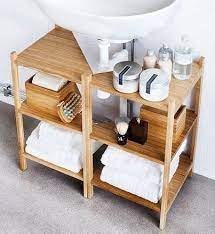 10 great pedestal sink storage ideas