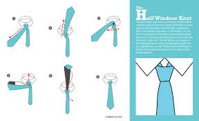 If you apply a wide tie the half windsor knot lose outline a narrow triangle, but the gain in width. How To Tie A Half Windsor Knot Visual Ly