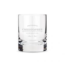 Personalized Whiskey Glasses Best Man