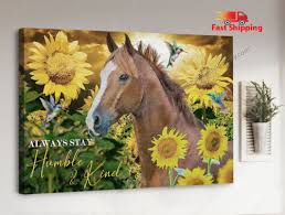 Dream Horse Brilliant Sunflower Field