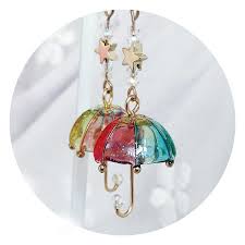 Colorful Umbrella Earrings Apollobox