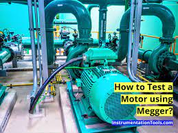 how to test a motor using megger