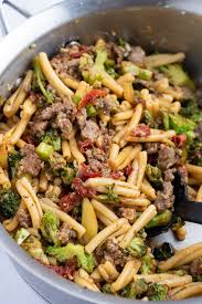 casarecce pasta with broccoli and