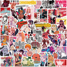Chainsaw Man Stickers Manga 