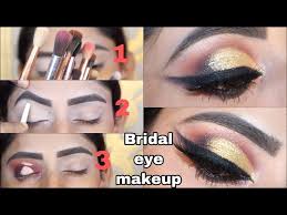 how bridal eye makeup step by step for