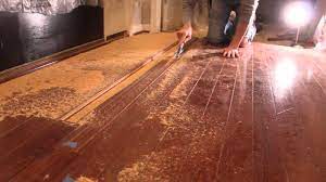 how to remove hardwood flooring you
