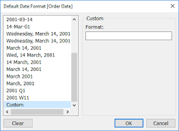 Custom Date Formats Tableau