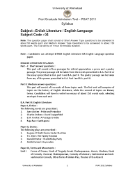 syllabus english au english literature william shakespeare 