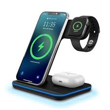 3 in 1 qi wireless charger dock