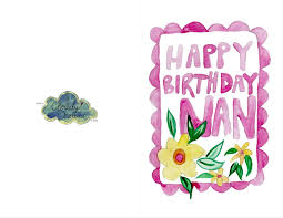 Six Lovely Free Printable Birthday Cards For Grandma And